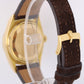 VINTAGE Rolex Day-Date 18k Gold Champagne Linen Pie Pan Sigma 36mm 1803 Watch