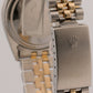 Rolex DateJust SILVER Two-Tone 18K Yellow Gold Steel JUBILEE 36mm 16013 Watch