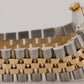 Rolex DateJust SILVER Two-Tone 18K Yellow Gold Steel JUBILEE 36mm 16013 Watch