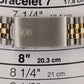 Rolex DateJust SILVER Two-Tone 18K Yellow Gold Steel JUBILEE 36mm 16013 Watch