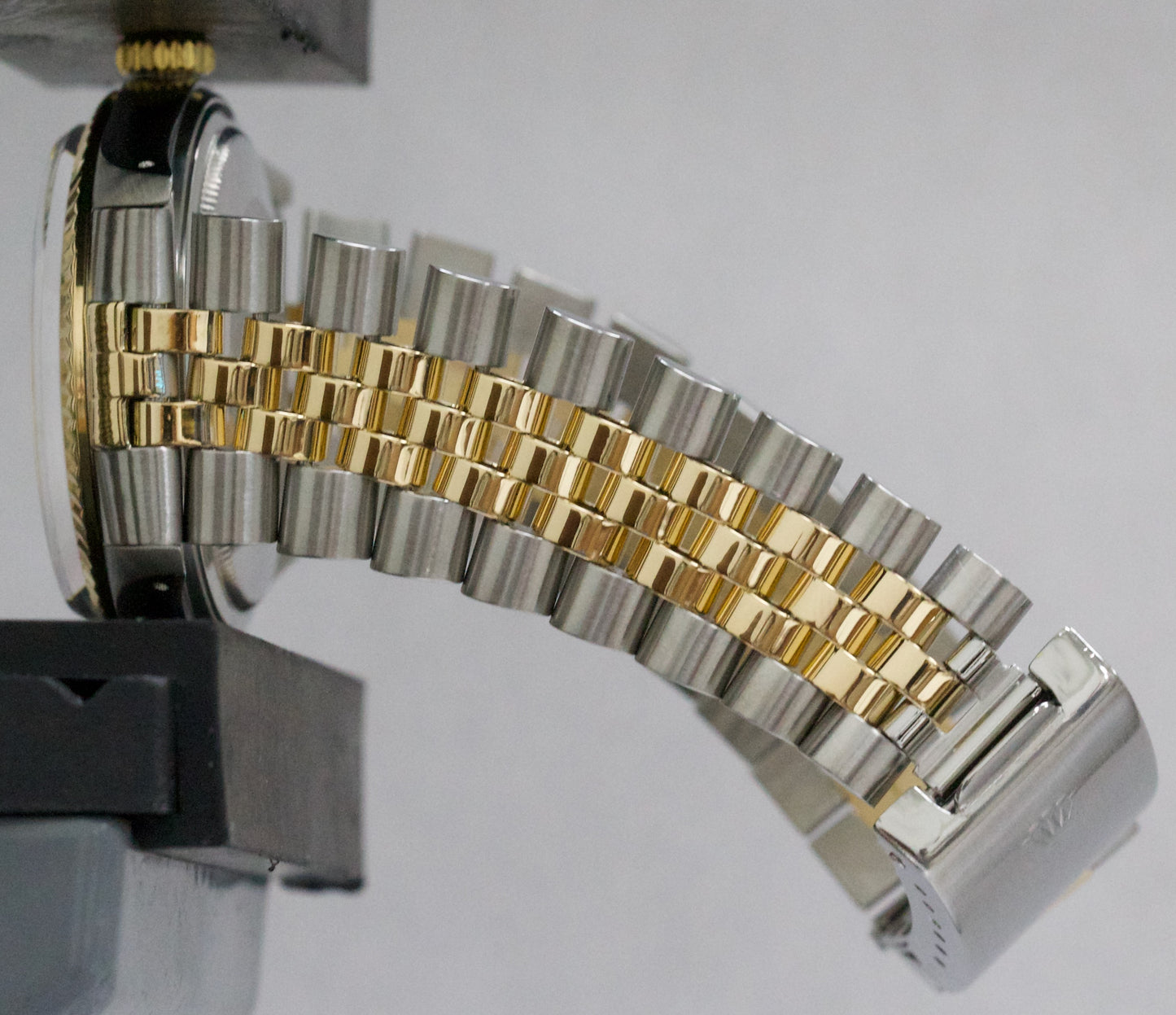 Rolex DateJust SILVER Two-Tone 18K Yellow Gold Steel JUBILEE 36mm 16013 Watch