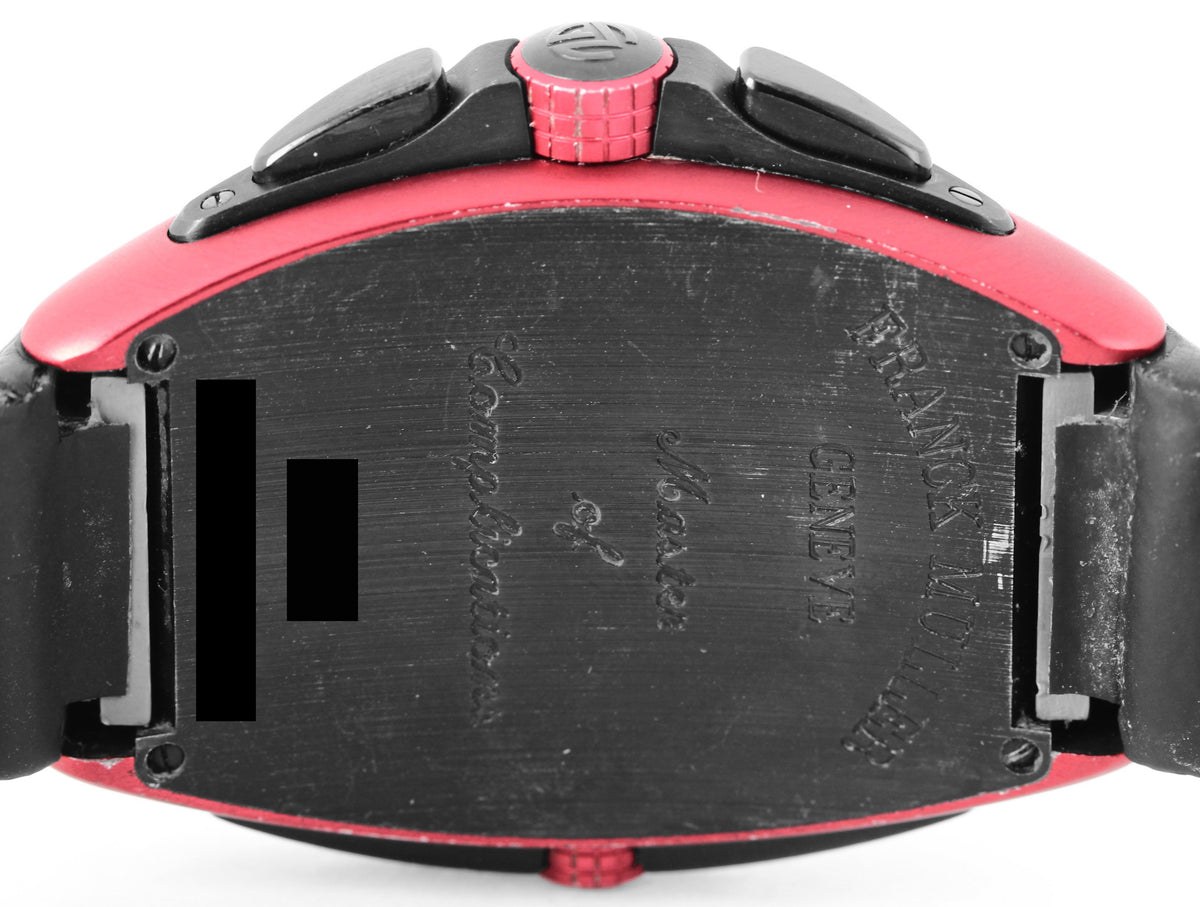 Franck Muller Conquistador Grand Prix Titanium Black Red Arabic 8900 CC GP BOX