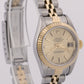 PAPERS Ladies Rolex DateJust CHAMPAGNE 18K Gold Steel JUBILEE 26mm 79173 BOX