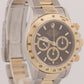 MINT 1991 Rolex Daytona Cosmograph 40mm BLACK Two-Tone 18K Gold Watch 16523