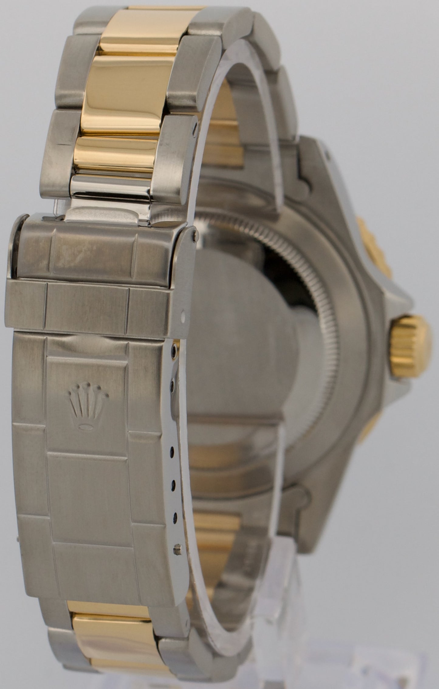 1997 Rolex Submariner Date 40mm BLUE 18K Yellow Gold Stainless Steel 16613 Watch
