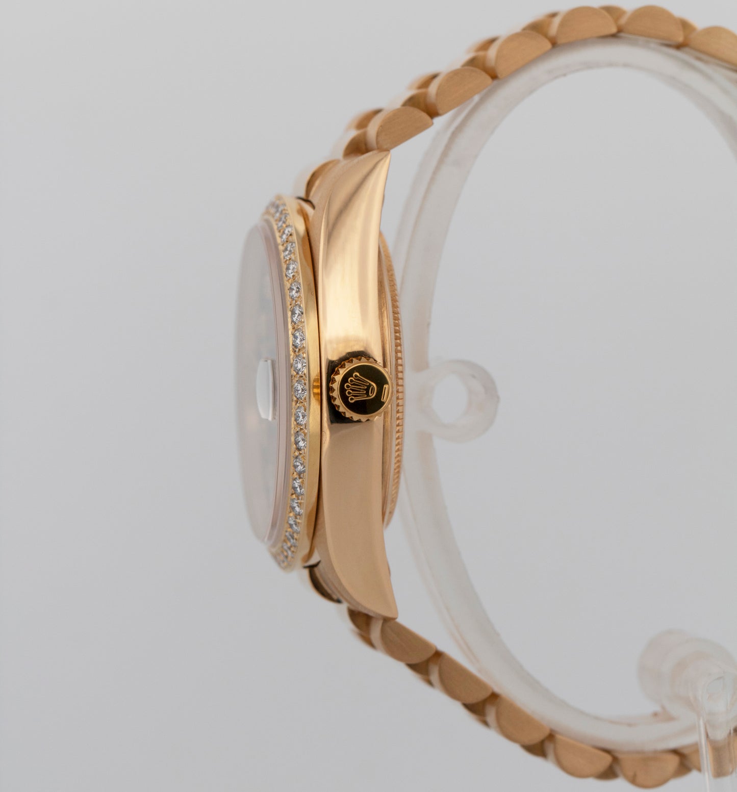 Rolex Day-Date President DIAMOND Black 36mm 18K Yellow Gold 18038 Watch