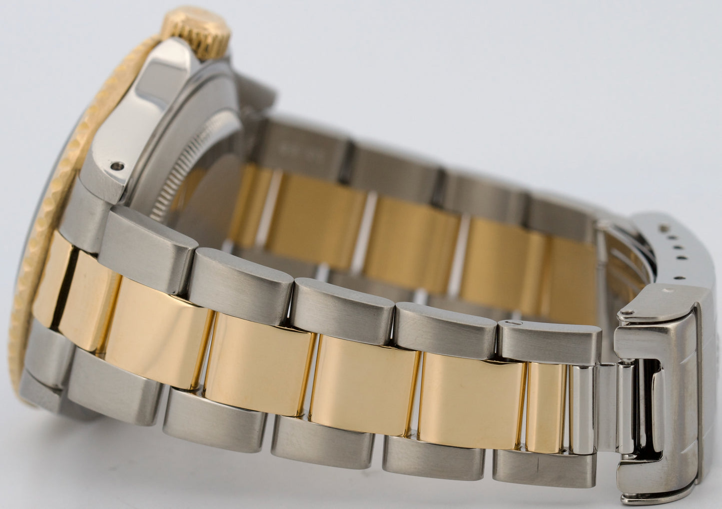 1997 Rolex Submariner Date 40mm BLUE 18K Yellow Gold Stainless Steel 16613 Watch