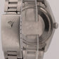 UNPOLISHED 1999 Rolex Oyster Perpetual Air-King SILVER DOMINOS Steel 34mm 14000