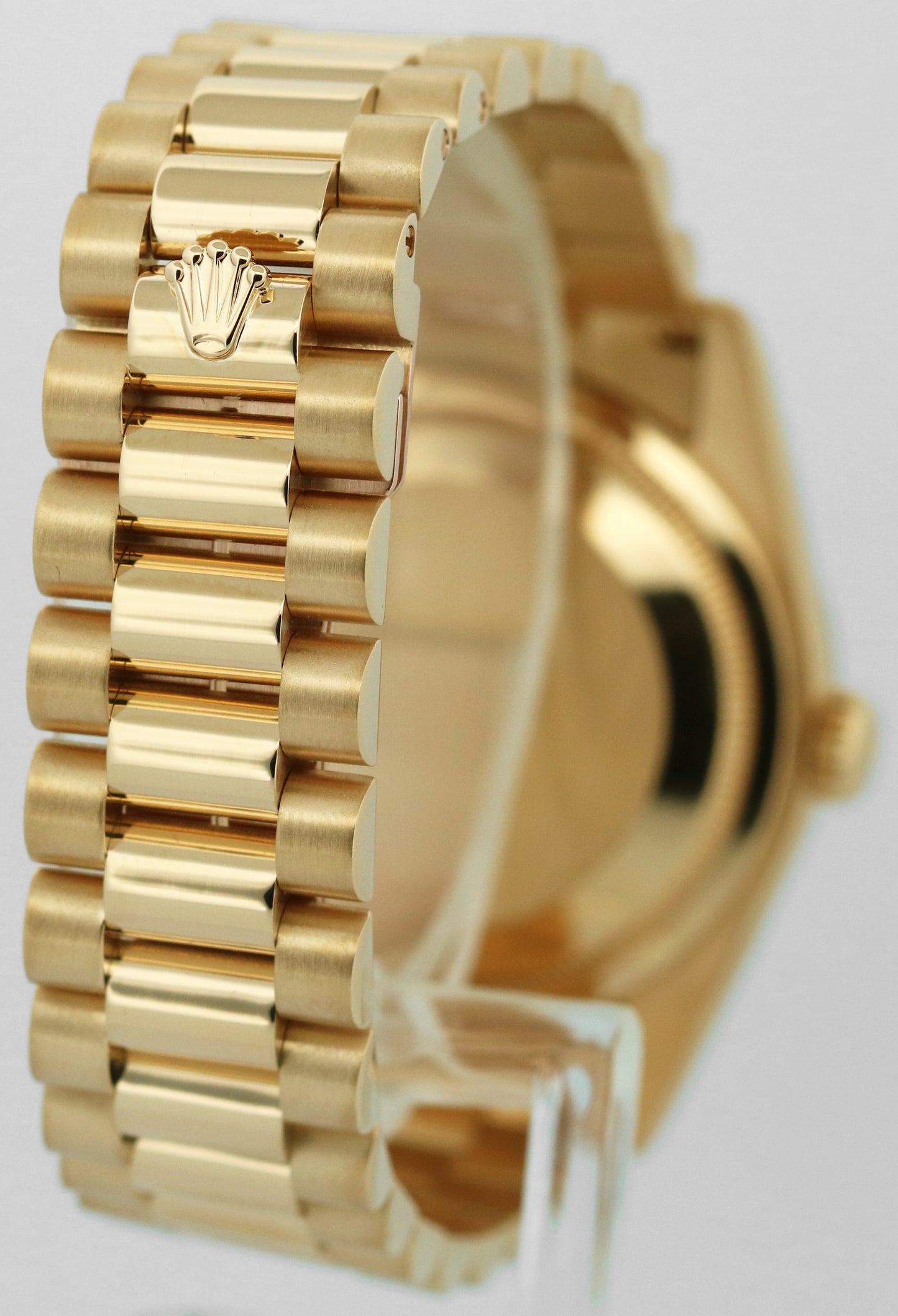 Rolex Day-Date President BLUE 18K Yellow Gold Fluted 36mm 118238 Watch