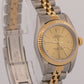 Rolex Oyster Perpetual 24mm CHAMPAGNE 18K Yellow Gold Steel JUBILEE 76193 Watch