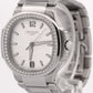 Ladies Patek Philippe Nautilus SILVER DIAMOND 35.2mm Steel 7118/1200A-010