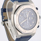 Audemars Piguet Royal Oak Offshore 25770ST Blue 42mm Steel Leather Watch