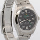 2022 PAPERS Rolex Air-King 40mm Green BLACK Stainless Steel Watch 126900 BOX