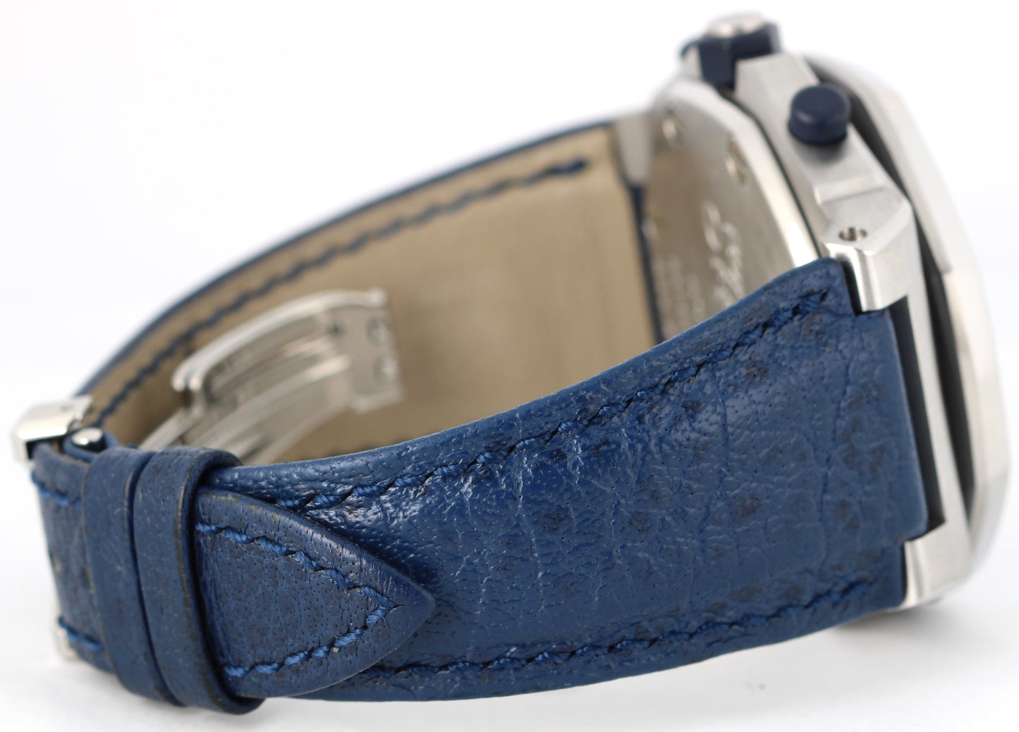 Audemars Piguet Royal Oak Offshore 25770ST Blue 42mm Steel Leather Watch