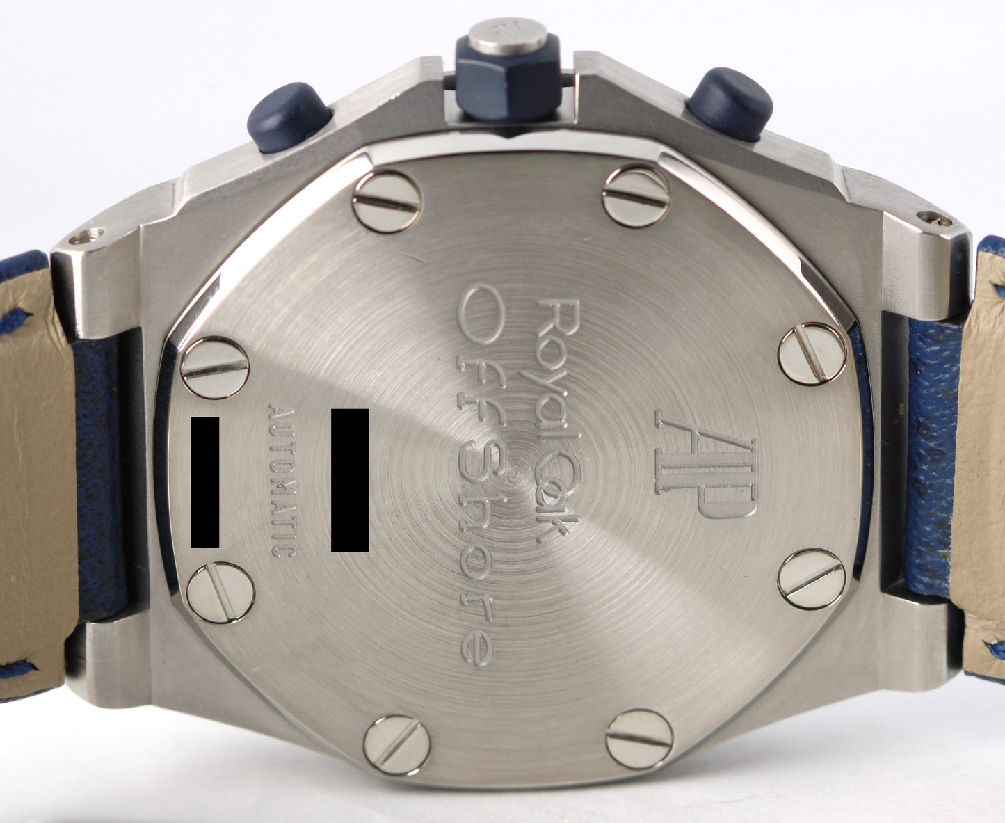 Audemars Piguet Royal Oak Offshore 25770ST Blue 42mm Steel Leather Watch