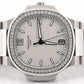 Ladies Patek Philippe Nautilus SILVER DIAMOND 35.2mm Steel 7118/1200A-010