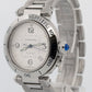 Cartier Pasha 38mm WHITE ARABIC Stainless Steel Automatic Watch 2379 / W31040H3