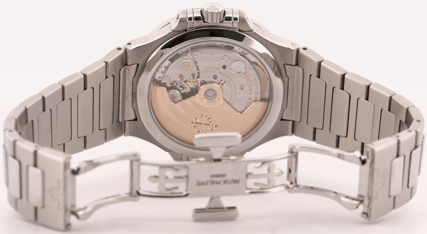 Ladies Patek Philippe Nautilus SILVER DIAMOND 35.2mm Steel 7118/1200A-010
