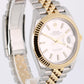 APRIL 2026 PAPERS Rolex Datejust Two-Tone 18k Gold Silver 41mm 126333 Watch BOX