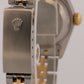 Ladies Rolex Date 26mm CHAMPAGNE 18K Yellow Gold Steel JUBILEE Fluted 69173