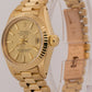 1983 PAPERS Ladies Rolex DateJust President 26mm CHAMPAGNE 18K Gold 6917 BOX