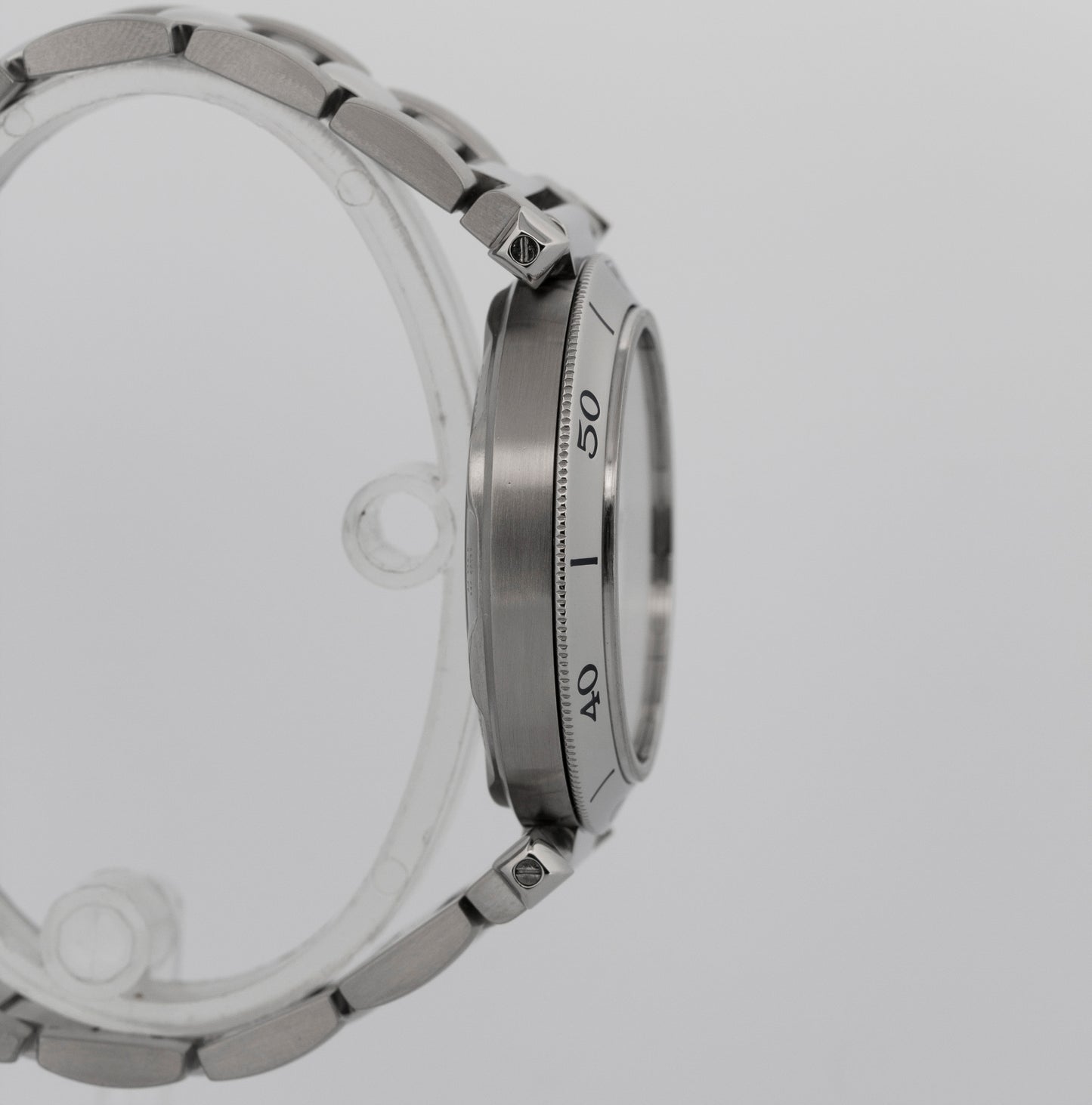 Cartier Pasha 38mm WHITE ARABIC Stainless Steel Automatic Watch 2379 / W31040H3