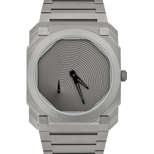 BRAND NEW Bulgari BVLGARI Octo Finissimo 40 Titanium Tadao Ando 103245 Watch B+P