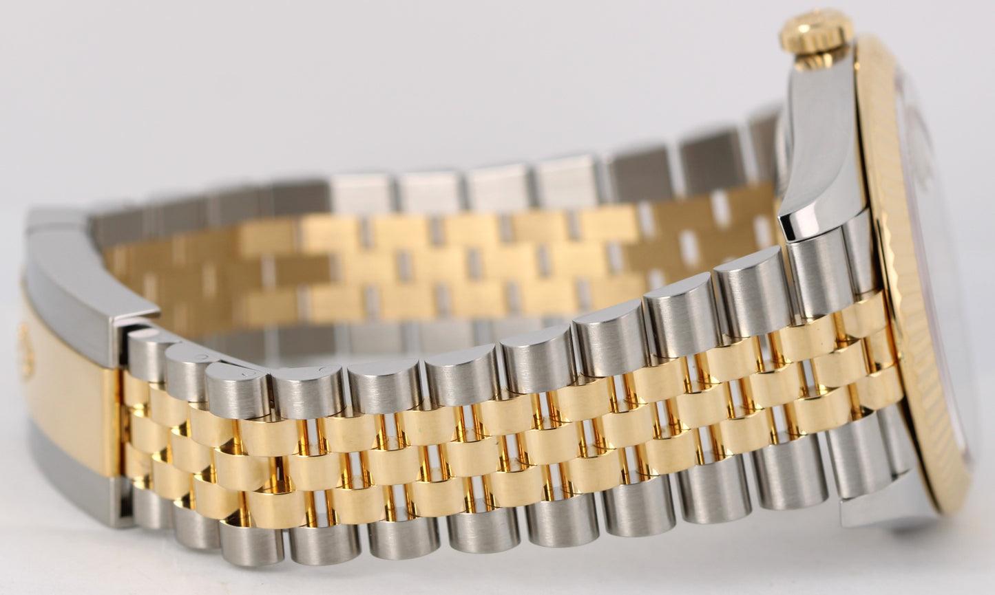 APRIL 2026 PAPERS Rolex Datejust Two-Tone 18k Gold Silver 41mm 126333 Watch BOX