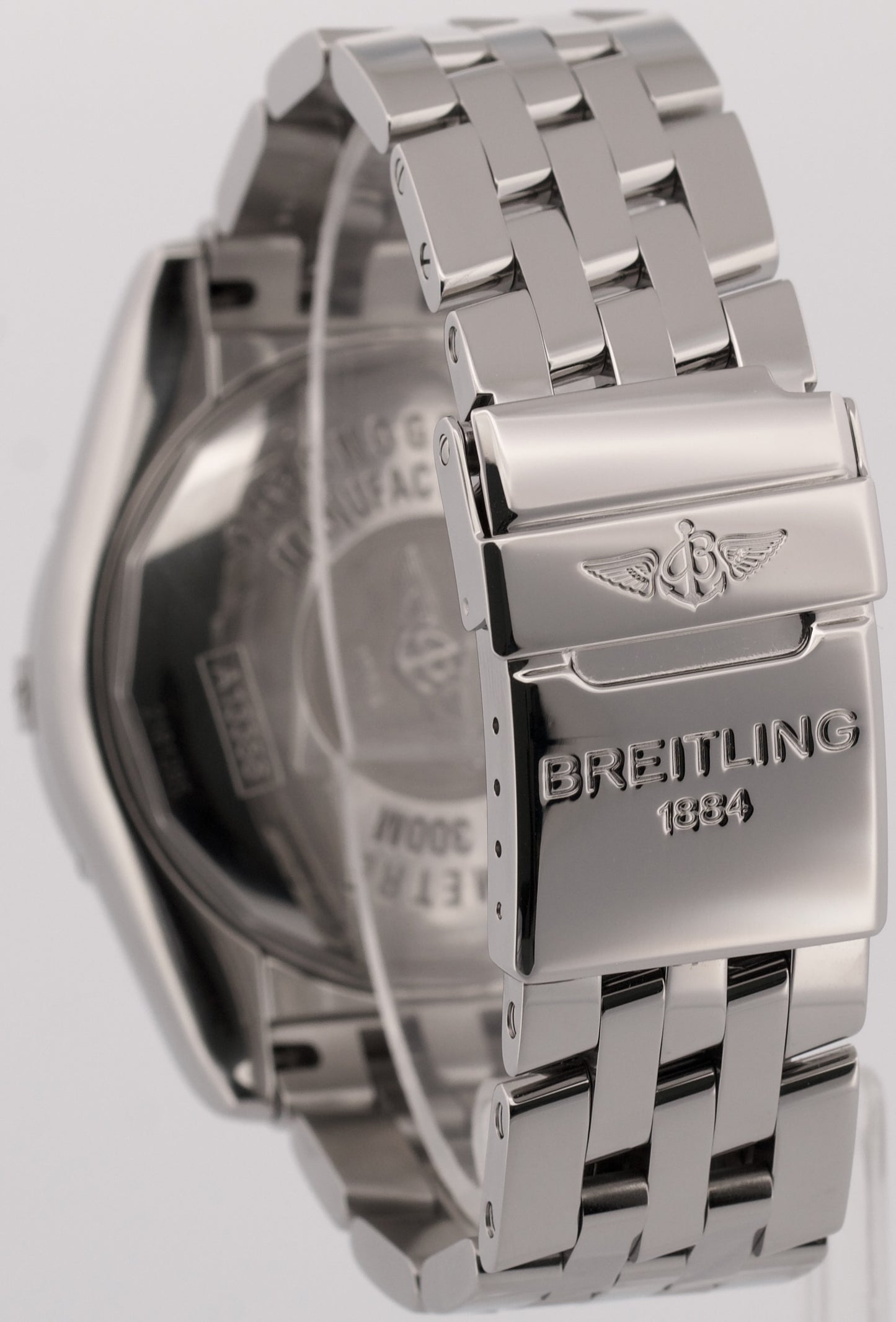 Breitling Chronomat Evolution SILVER WHITE Stainless Steel 44mm Watch A13356