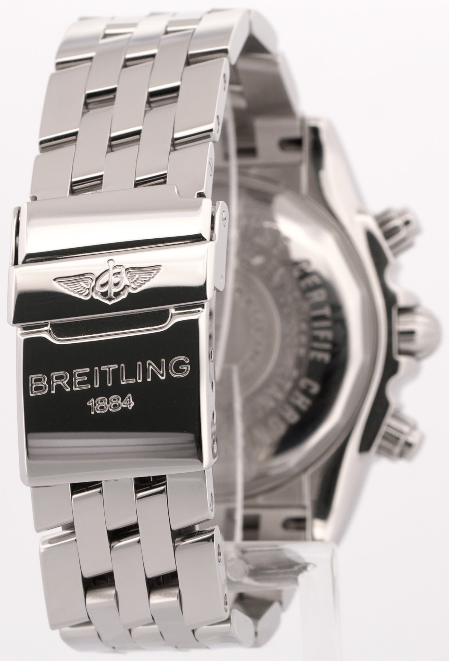 Breitling Chronomat Evolution SILVER WHITE Stainless Steel 44mm Watch A13356