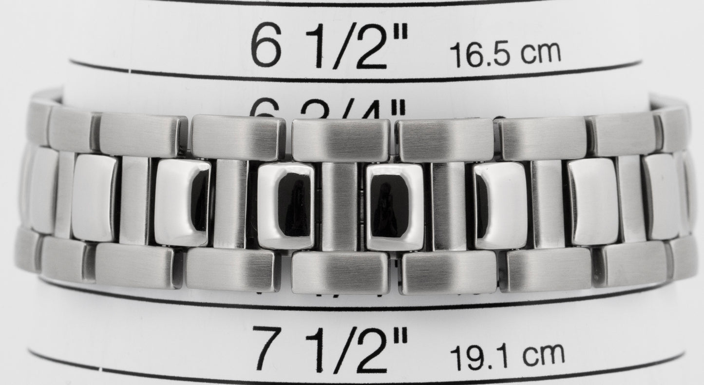 Cartier Pasha 38mm WHITE ARABIC Stainless Steel Automatic Watch 2379 / W31040H3