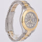 Rolex Yacht-Master 40mm GRAY Two-Tone 18K Yellow Gold Stainless Steel Date 16623