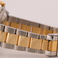 STICKERED Rolex Submariner Date 40mm BLUE 18K Gold Steel REHAUT No-Holes 16613