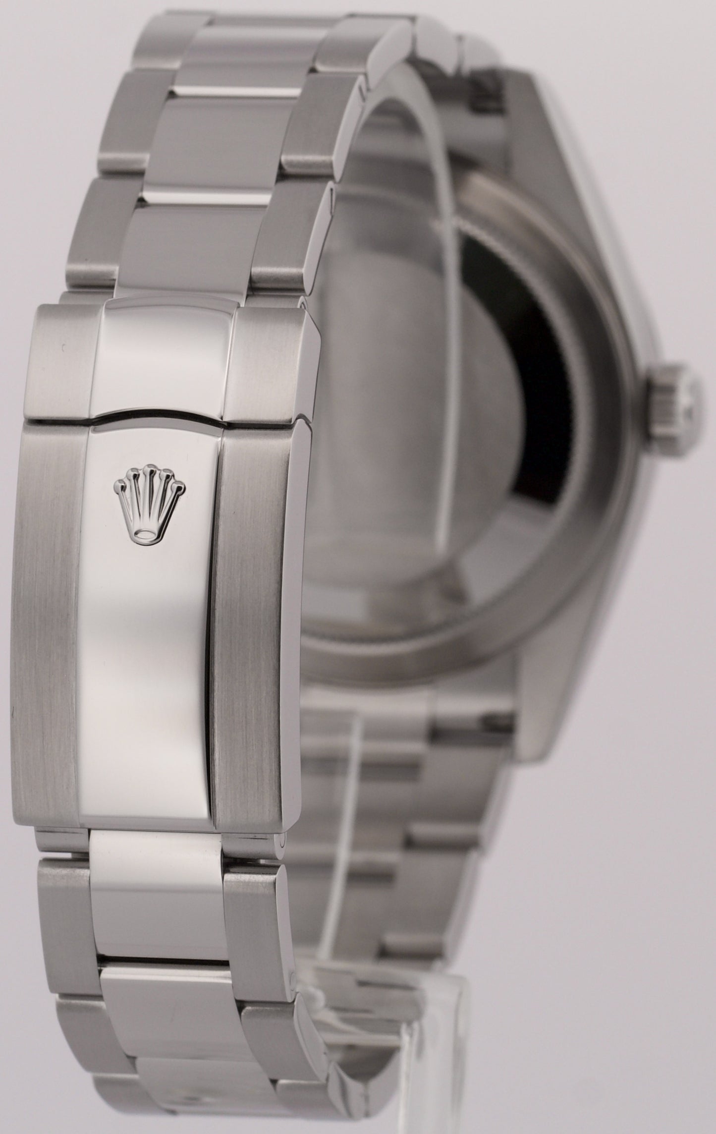 PAPERS Rolex Sky-Dweller BLUE Steel 18K White Gold 42mm Oyster Fluted 326934 BOX