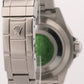 UNPOLISHED 2004 PAPERS Rolex Submariner Date FLAT 4 KERMIT Steel 16610 LV BOX