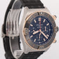 NEW STICKERED PAPERS Breitling Super Chronomat BLACK 18K Gold 44mm UB0136 BOX