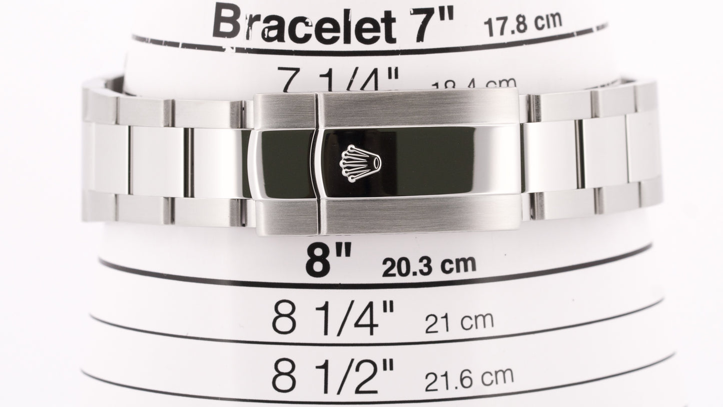 PAPERS Rolex Sky-Dweller BLUE Steel 18K White Gold 42mm Oyster Fluted 326934 BOX