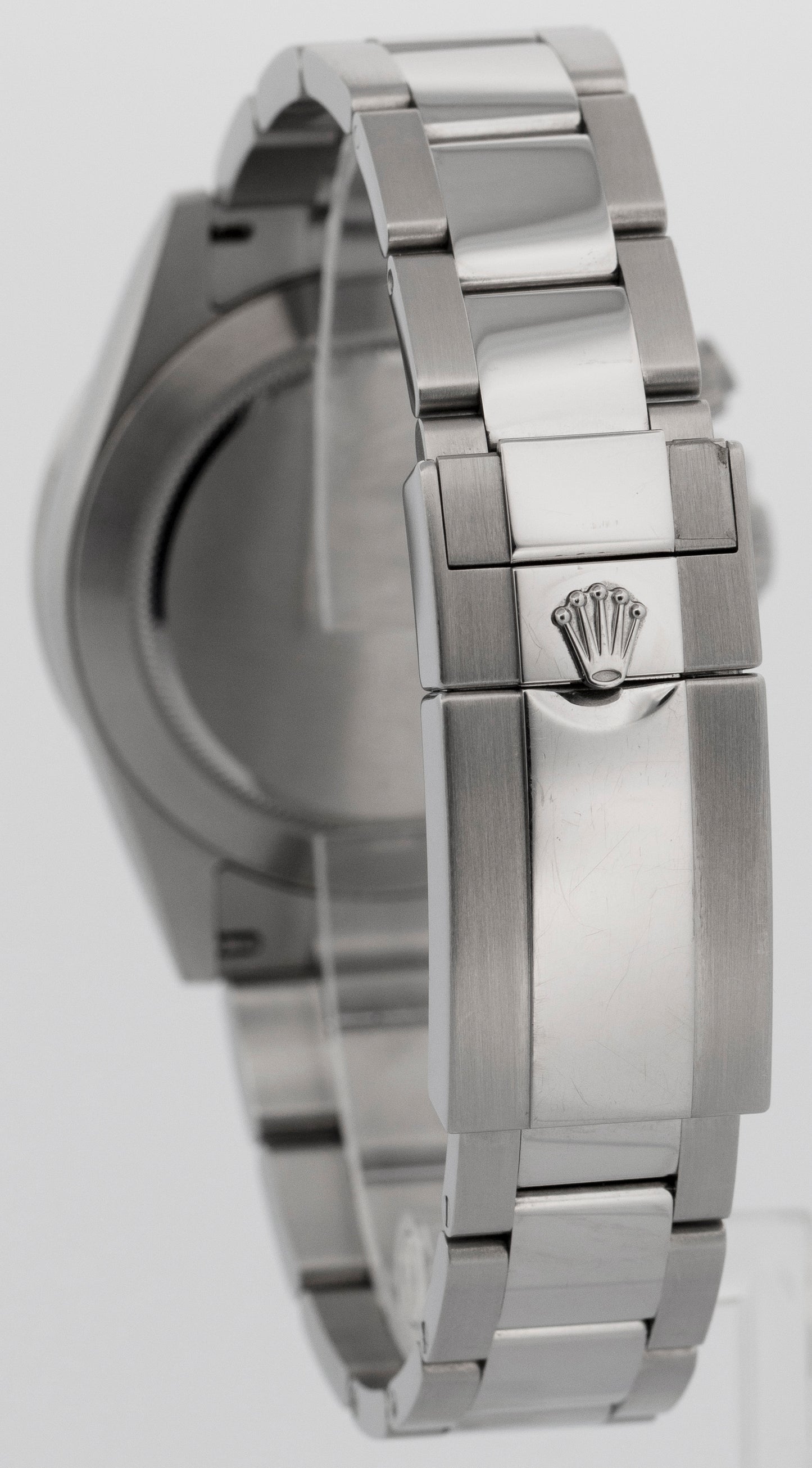 UNPOLISHED 2014 PAPERS Rolex Daytona Cosmograph BLACK Steel 40mm 116520 BOX