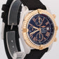PAPERS Breitling Chronomat Evolution 43mm BLACK ROMAN 18K Gold Steel C13356 BOX