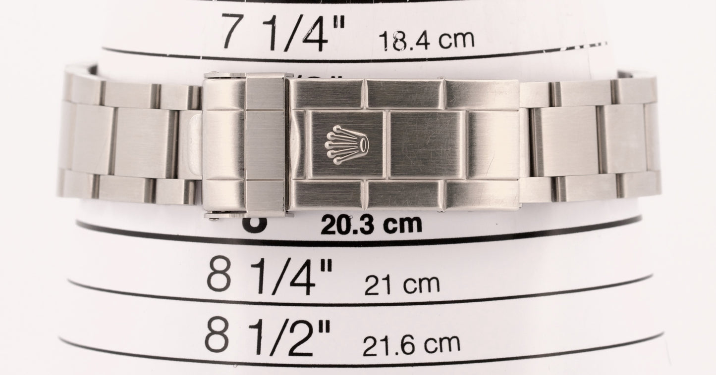 UNPOLISHED 2004 PAPERS Rolex Submariner Date FLAT 4 KERMIT Steel 16610 LV BOX
