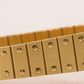 UNPOLISHED Cartier Santos Ronde 32mm WHITE ROMAN 18K Yellow Gold Quartz 81914
