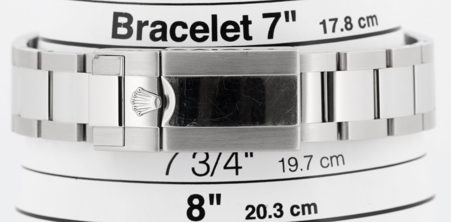 UNPOLISHED 2014 PAPERS Rolex Daytona Cosmograph BLACK Steel 40mm 116520 BOX