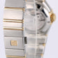 Omega Constellation PAPERS TwoTone 18k Gold DIAMOND Yellow MOP 27mm 123.25 Watch