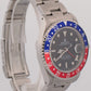 1999 Rolex GMT-Master PEPSI Blue Red Stainless Steel Black 40mm Watch 16700