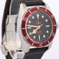 2016 PAPERS Tudor Heritage Black Bay RED Steel SMILEY 41mm 79220R Watch BOX