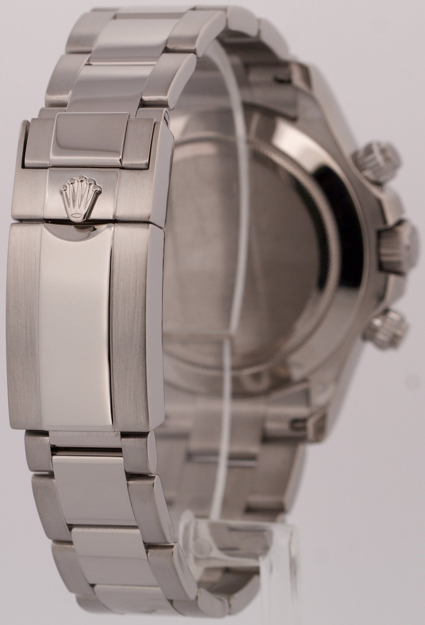 Rolex Daytona Cosmograph RAINBOW DIAMOND 18K White Gold Chronograph 116509 BOX