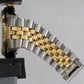 PAPERS Rolex DateJust IVORY WHITE COMPUTER 18K Steel Gold JUBILEE 36mm 16233 BOX