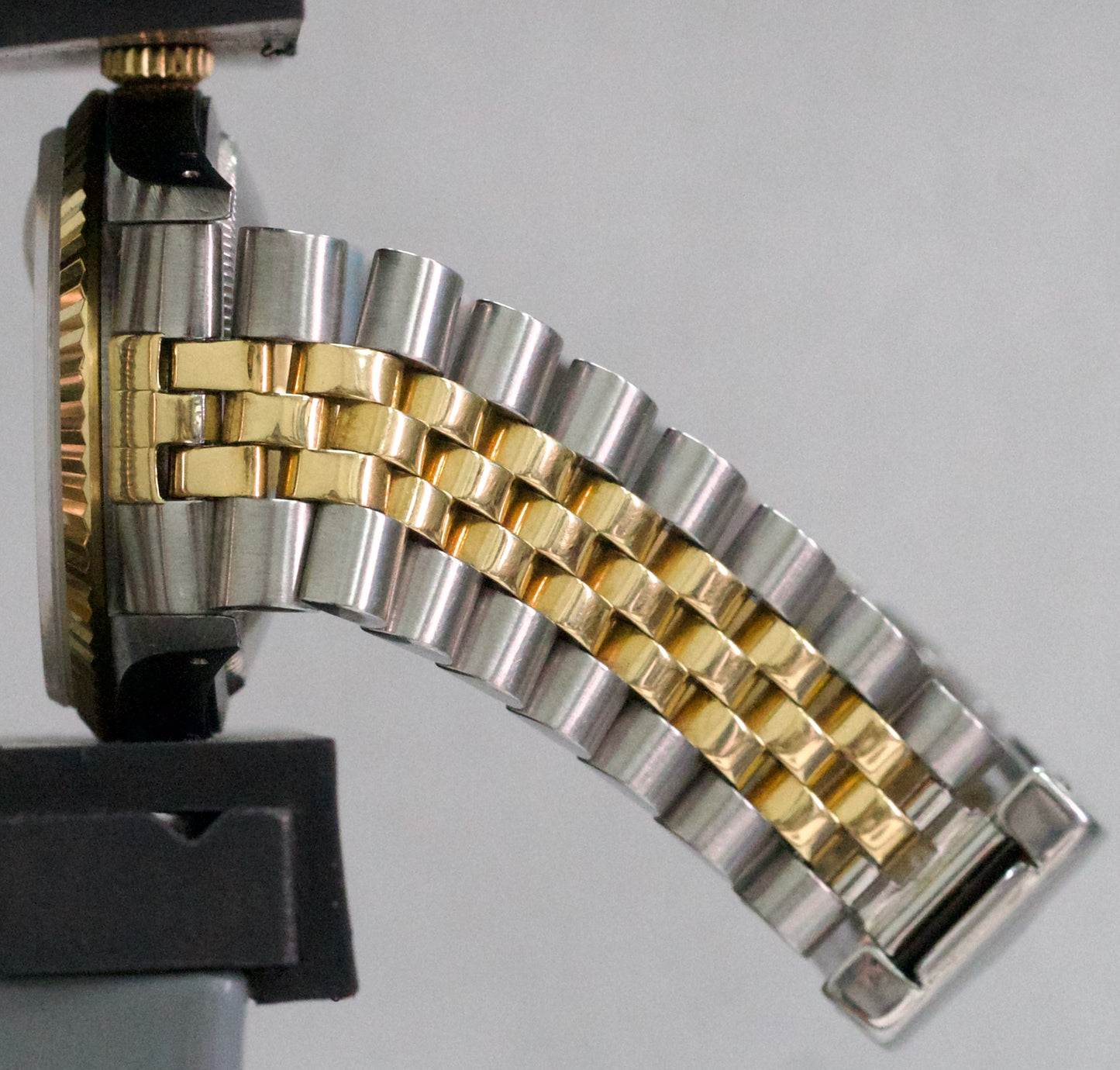 PAPERS Rolex DateJust IVORY WHITE COMPUTER 18K Steel Gold JUBILEE 36mm 16233 BOX