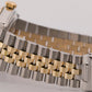 Rolex DateJust SILVER DIAMOND Two-Tone 18K Yellow Gold Steel JUBILEE 36mm 16013