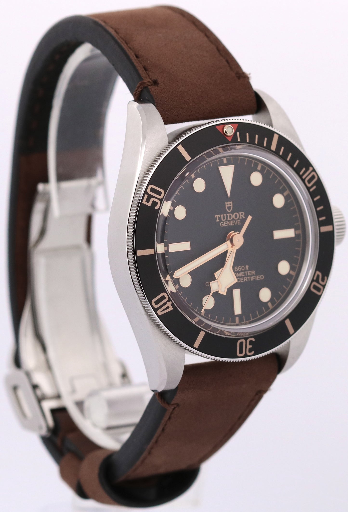2020 PAPERS Tudor Black Bay 58 BLACK Red Stainless Steel Leather 39mm 79030N BOX